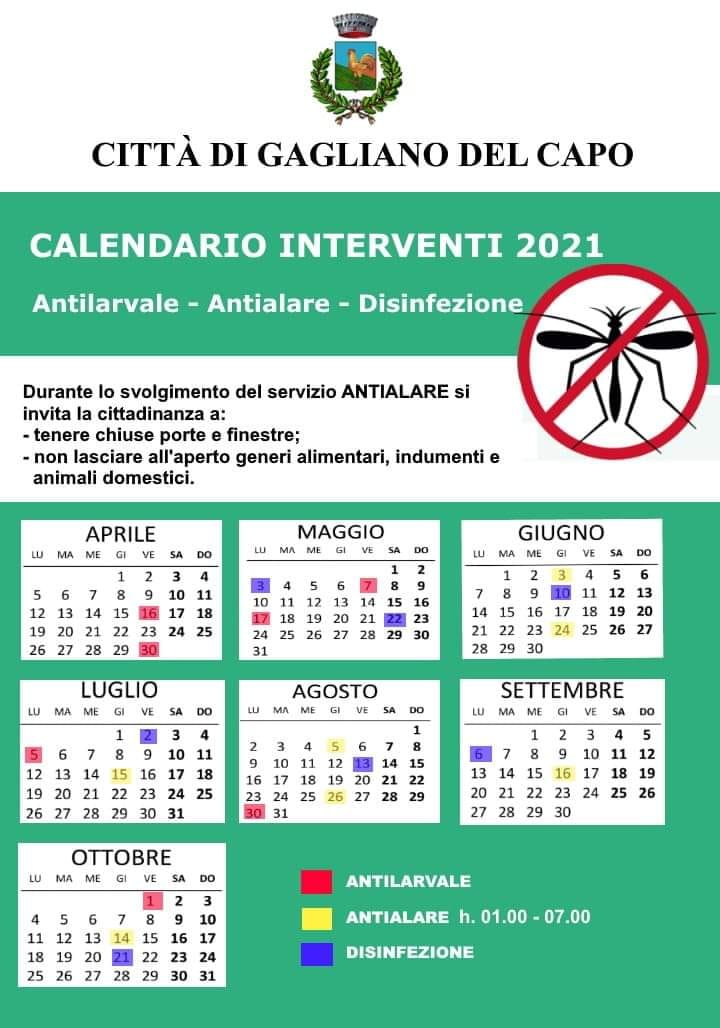 calendario interventi